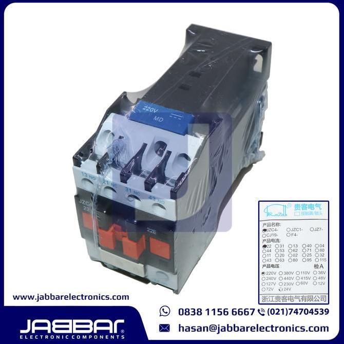 Promo JZC4-22 220V CONTACTOR RELAY Diskon