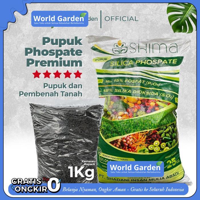 PUPUK PHOSPATE ASAM HUMAT SHIMA SILICA PHOSPATE 1KG PG KDR TERBAIK