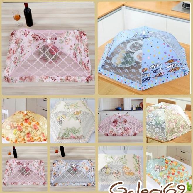 Tudung Saji Lipat Tudung Saji Payung Kualitas Ukuran Besar