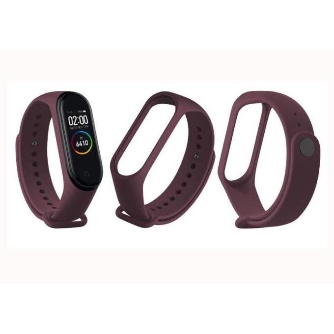 Tali Jam Silicon Strap Replacement Xiaomi MI Band 2 - Black