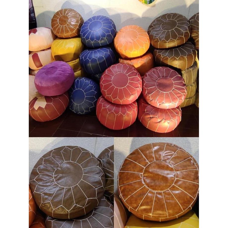 bantal puff maroko turky 50*30-40cm kulit tebal