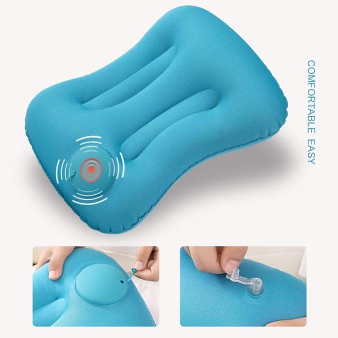 BANTAL ANGIN + POMPA TERINTEGRASI - NatureHike Bantal Angin Inflatable