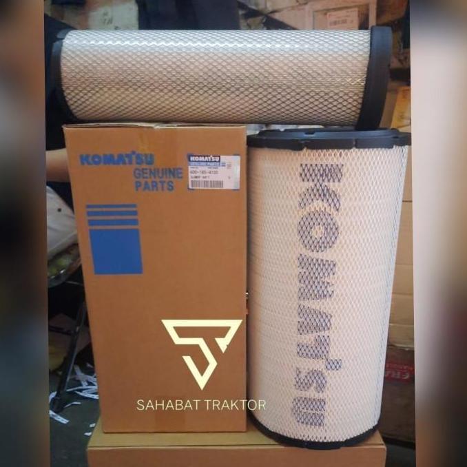 Filter udara Komatsu PC200-8 600-185-4100/4110 + 600-185-4200/4120