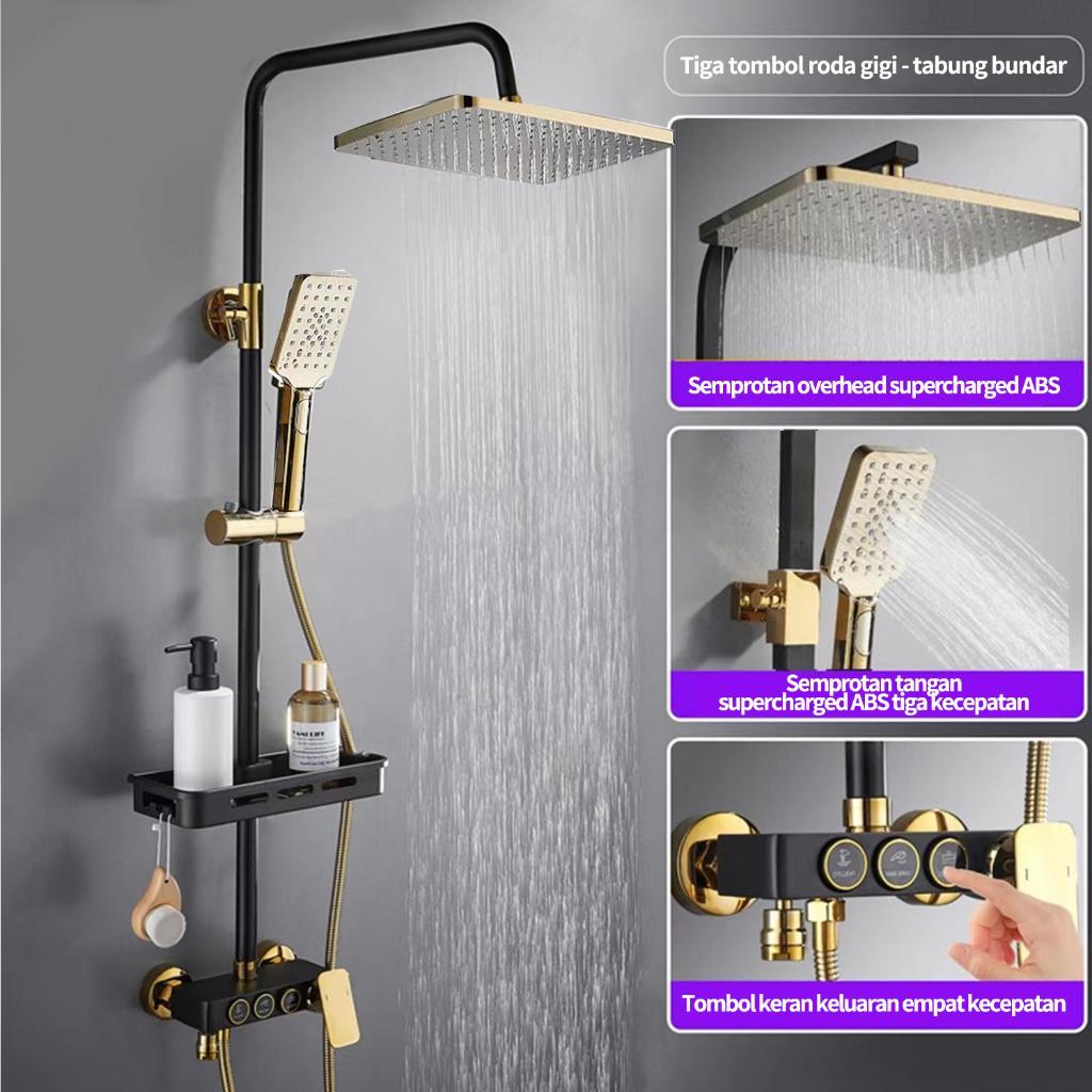 Shower Kamar Mandi 4 Dalam 1 Set Shower Dengan Faucet Sprayer / Set Shower Lengkap Kamar Mandi Rumah