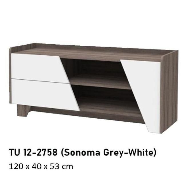 TERLARIS - Buffet TV/ Meja TV Minimalis Putih Murah Meriah | 2758