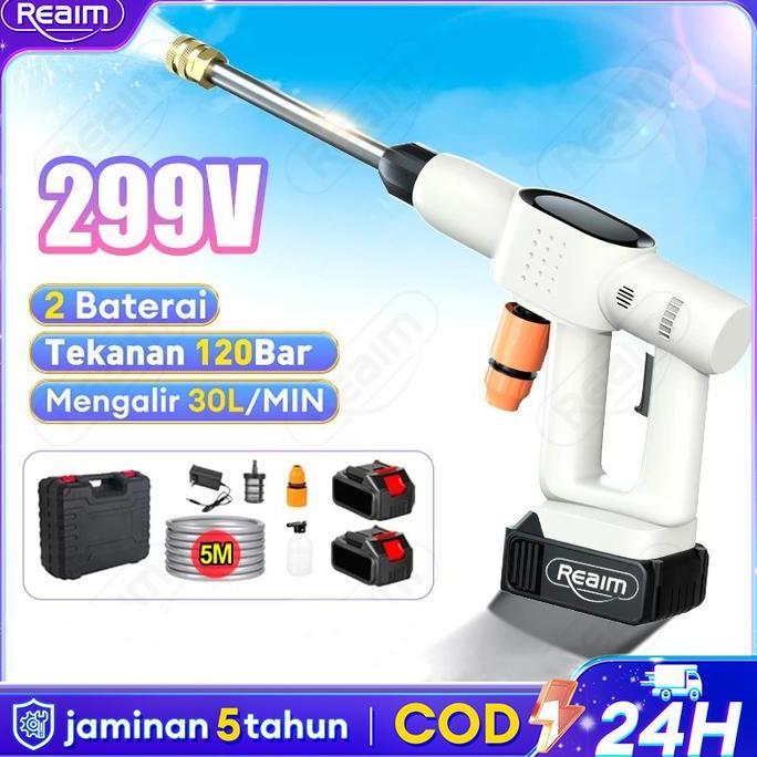 2shopgani - 299v jet cleaner portable alat cuci motor mobil steam mini termurah