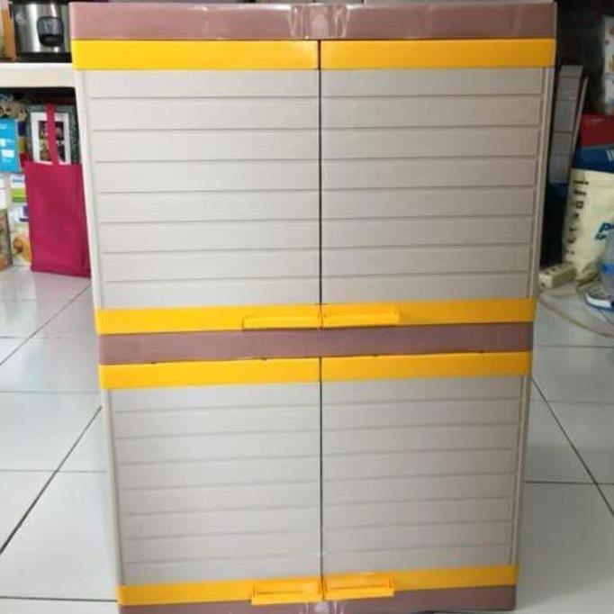 Club Lemari Plastik 2 Susun Besar Lemari Pakaian