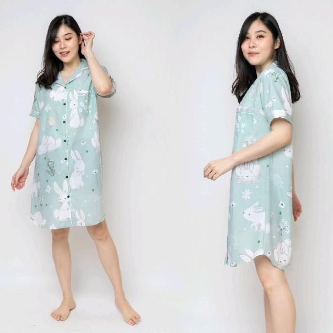 Daster katun jepang premium busui friendly