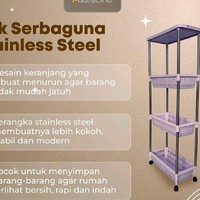 Rak Serbaguna Stainless Fawsline