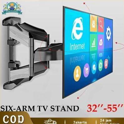 PROMO - King ProShop  Bracket Tv LED LCD 32" s/d 55" inch LEBIH TEBAL Universal 55 50 43 42 40 32  i