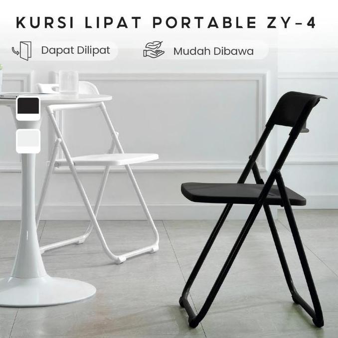 PROMO DISKON - Kursi Lipat Portable ZY-4 Dapat Dilipat Mudah Dibawa Kursi Belajar Kantor Ibadah Sant