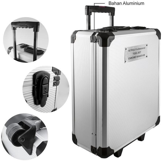 ISKU Toolset Toolkit Toolbox & Tool Set Tool Kit & 187pcs