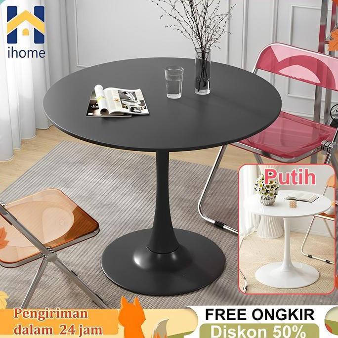 IH Meja Bulat Meja Tamu Meja Ruang Tamu Minimalis Modern Meja Makan Bulat Meja Bundar Minimalis