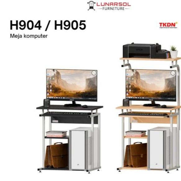 TERLARIS - MEJA KOMPUTER BELAJAR BESI TINGGI