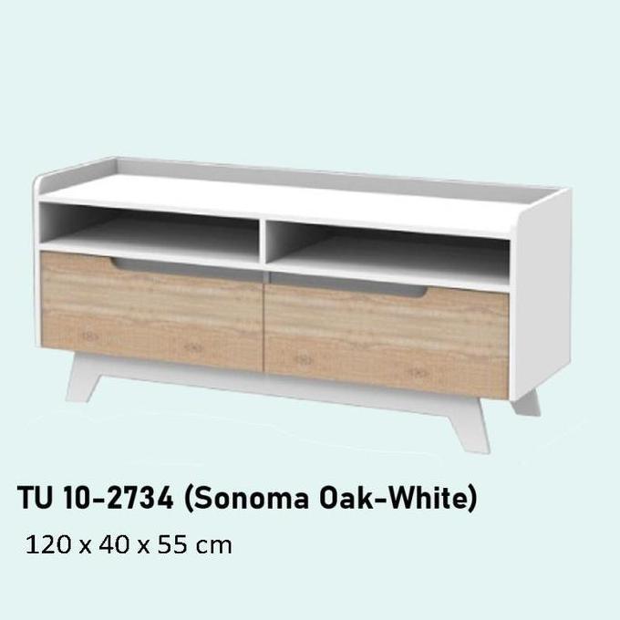 PROMO - Buffet TV/ Meja TV Minimalis Putih Murah Meriah | 2734