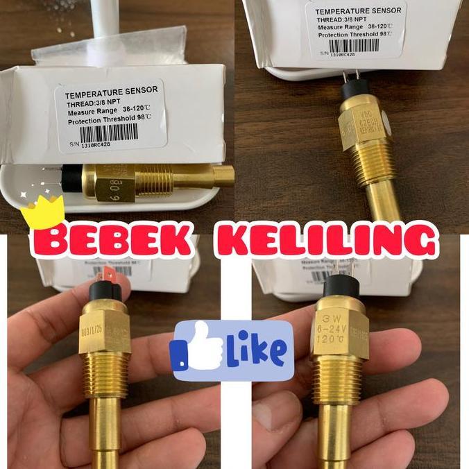 Vdo water temperature sensor 3/8inch / vdo sensor temperatur / vdo