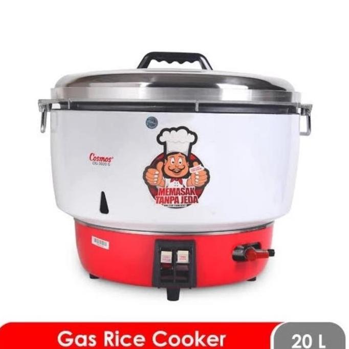 COSMOS : CRJ-3020G AUTOMATIC RICE COOKER GAS 20 LITER NASI CRJ 3020 G