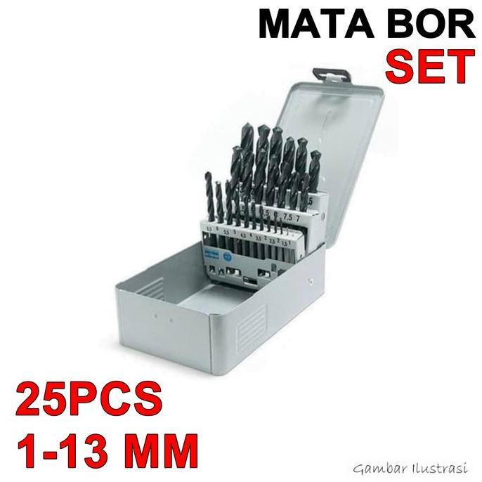 Bor Set NACHI 25 Pcs | Drill Set NACHI | Mata Bor Set | Paket Mata Bor