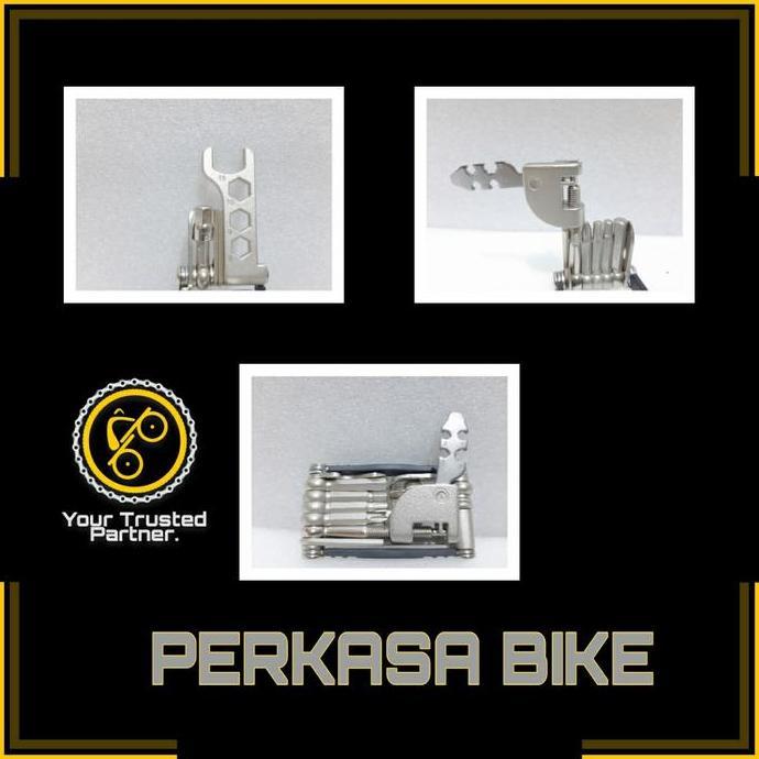 TOOL KIT SET KUNCI SEPEDA 15in1 TOOLKIT L POLYGON EZILE PERKASABIKE99