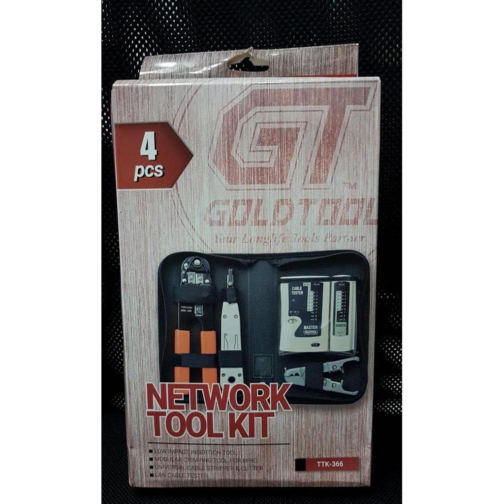 Goldtool Network Toolkit TTK-366 / 4pcs Network Tool Kit