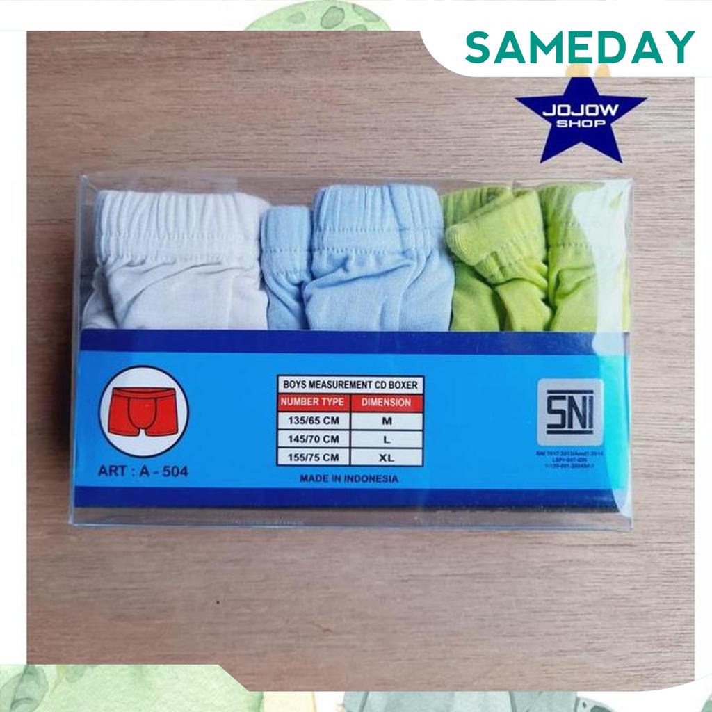 Agree Kid'S Brief Boxer Cd-A 504 - 3 Pcs/Pack Sameday