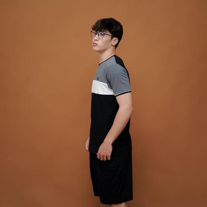 Ryusei Kaos Pria Yawata Combo Grey