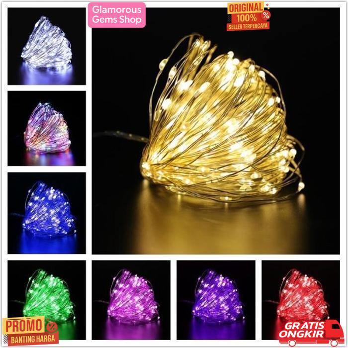 Diskon Lampu Natal Tumblr Hias Kawat 10M Led Tembaga Christmas String Light