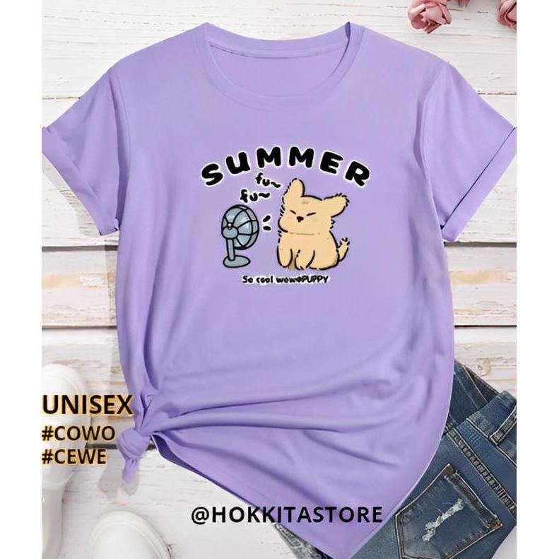 DE44 >> Kaos Atasan Wanita/Pria Dewasa Kaos Lengan Pendek Katun Kaos Baju Santai Distro Murah Motif 