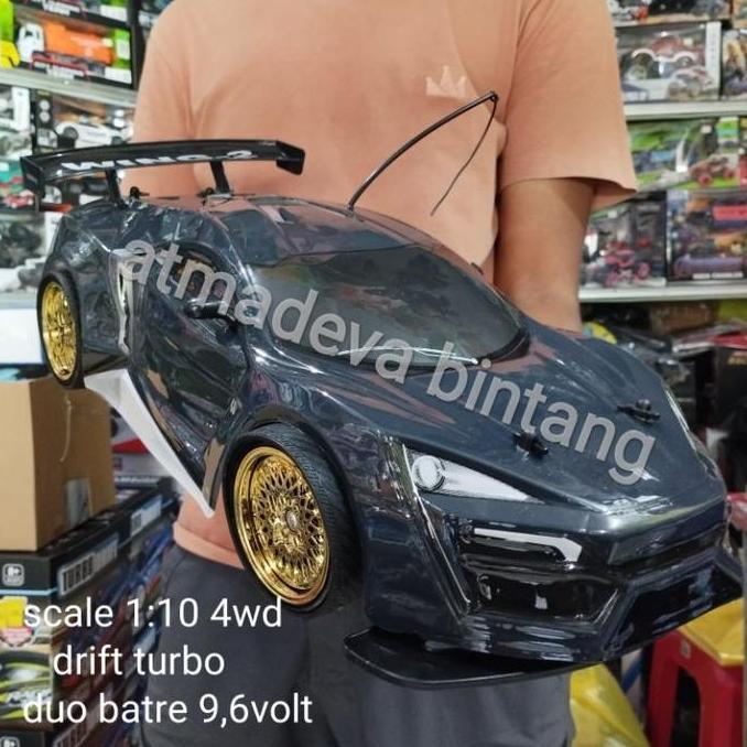 RC DRIFT TURBO NITRO NQD SCALE 1:10 4X4SEDAN DRIFT JUMBO BODY