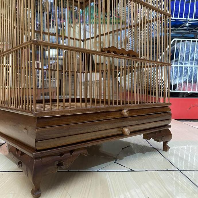 SANGKAR KANDANG KOTAK WAMBI JATI PREMIUM RUJI RAPET