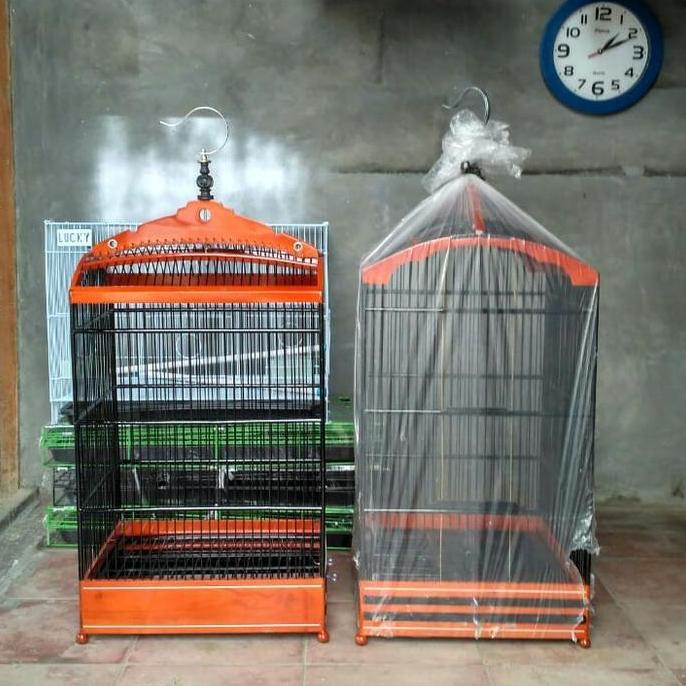 kandang burung kotak replika EBOD no 1 komplit