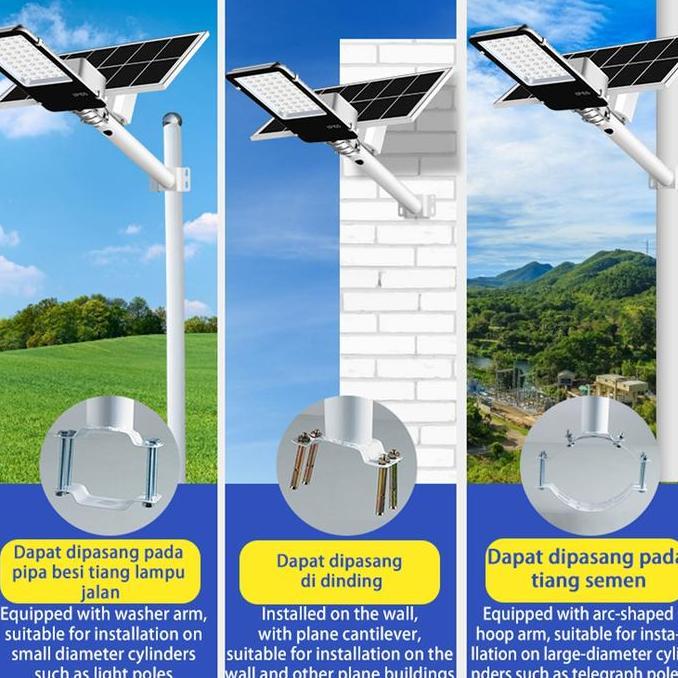 DDAILYLIFE Garansi 10 tahun Lampu Solar Outdoor 1500W Solar Cell lar Panel Waterproof Lampu Solar La