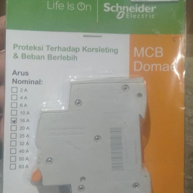 mcb 16a 1 phase schneider