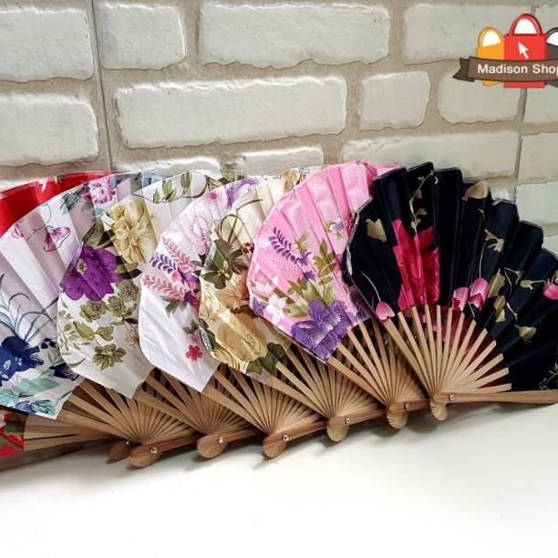 KIPAS JEPANG OVAL KIPAS NARI PREMIUM DEKORASI PESTA TAHUN BARU IMLEK HIASAN PARCEL KIPAS SOVENIR