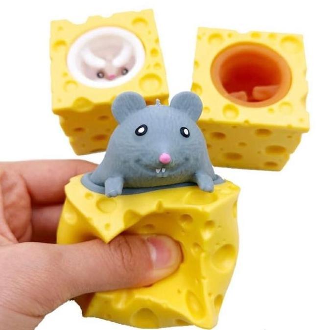 mainan tikus pencet / mainan squishy karet silicon