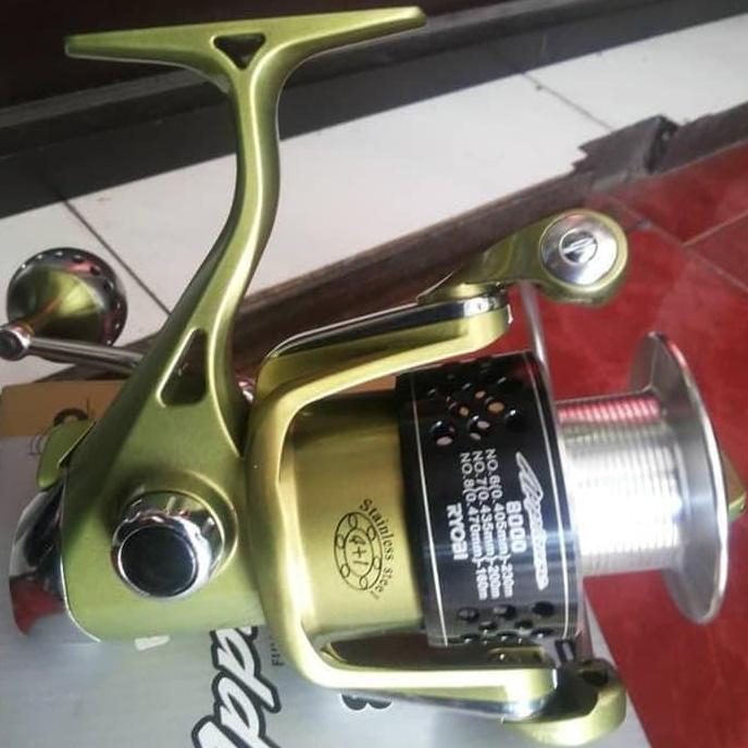 REEL PANCING, MINI RYOBI APPLAUSE 8000 GREEN