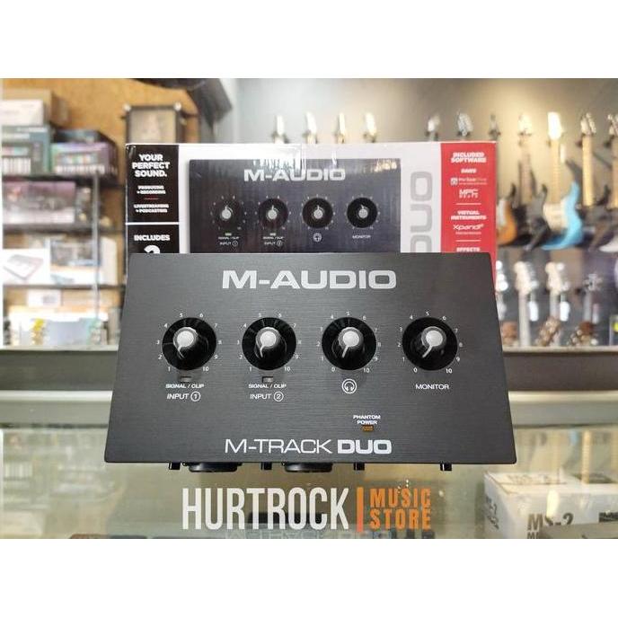 M-Audio M-Track Duo Soundcard Recording 2 Channel
