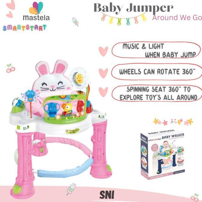 MASTELA Baby Walker Jumper Around We Go, Kursi Belajar Jalan baby walker bayi