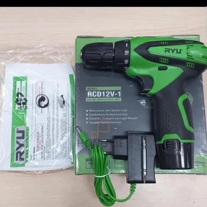 Bor batre Tekiro Ryu RCD12V-1 Bor cas Cordless RYU Murah Kuat RYU