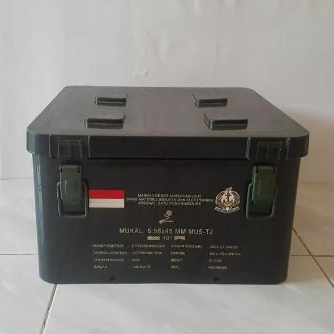 Box Kotak Plastik Bekas Amunisi