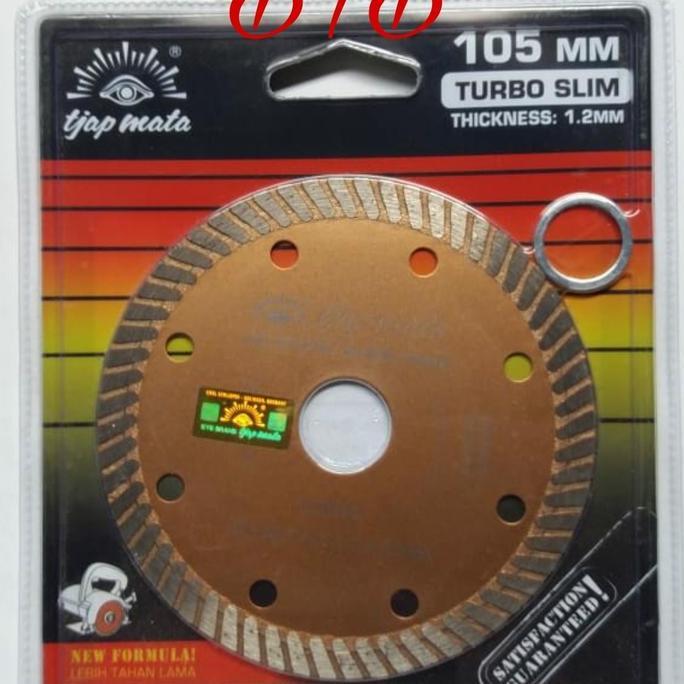 Diamond Wheel Mata Potong Keramik Tjap Mata Turbo Slim 4"