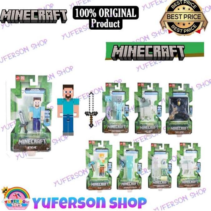 Boneka Karakter Minecraft Craft A Block Figures Steve GTP08
