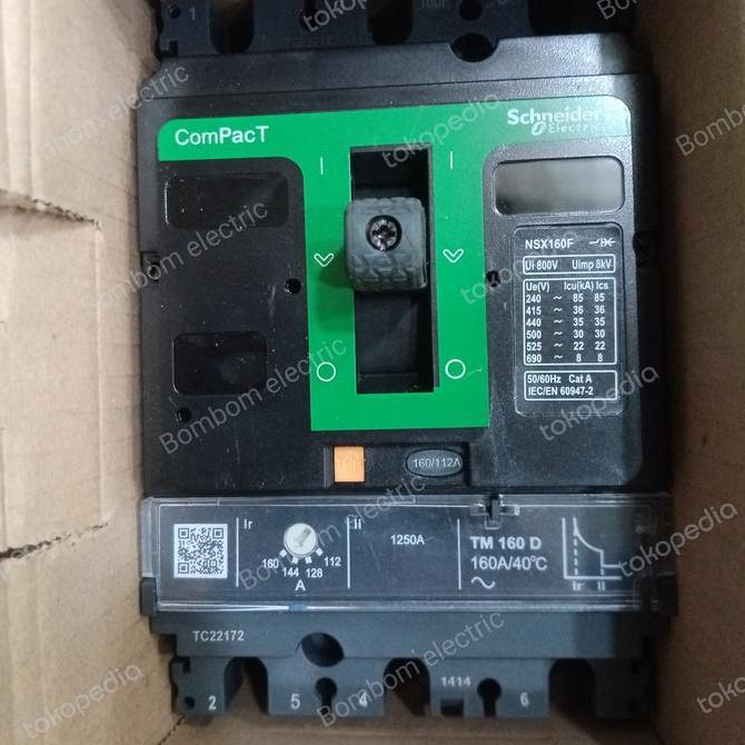 Murah MCCB NSX 160A NSX160F SCHNEIDER Non COD