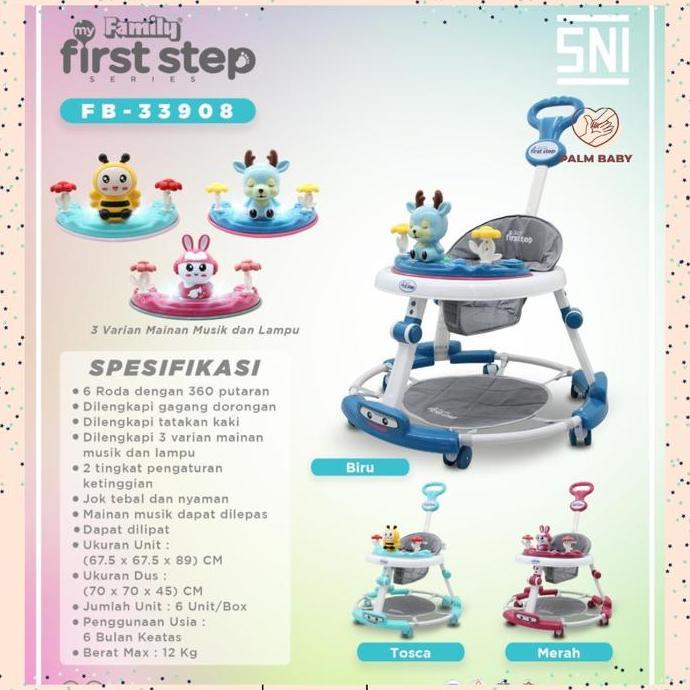 FAMILY Kereta Bayi Baby Walker - FB-33908