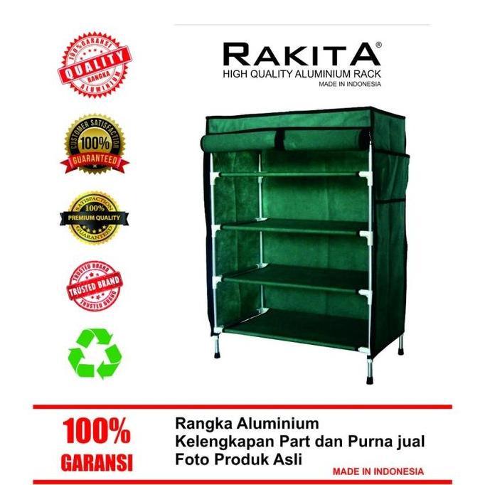 Rakita - Rak Sepatu Rs 004 - Rangka Aluminium