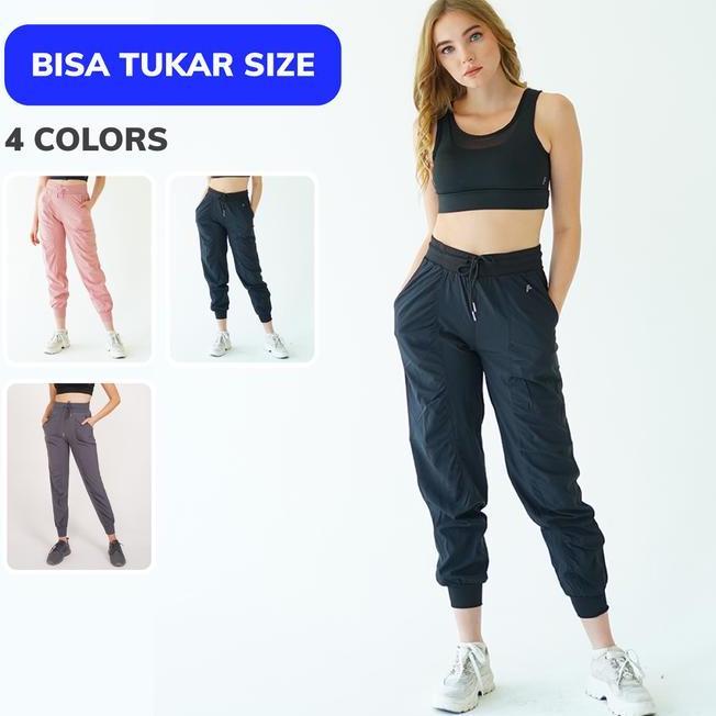 Forge On Jogger Pants Wanita Joger Joggeants Cargopants Sweatpants Celana Panjang Trapants Olahraga 