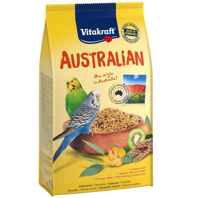 TERBARU Vitakraft Australian Budgies 800 gr. Makanan burung parkit Australia