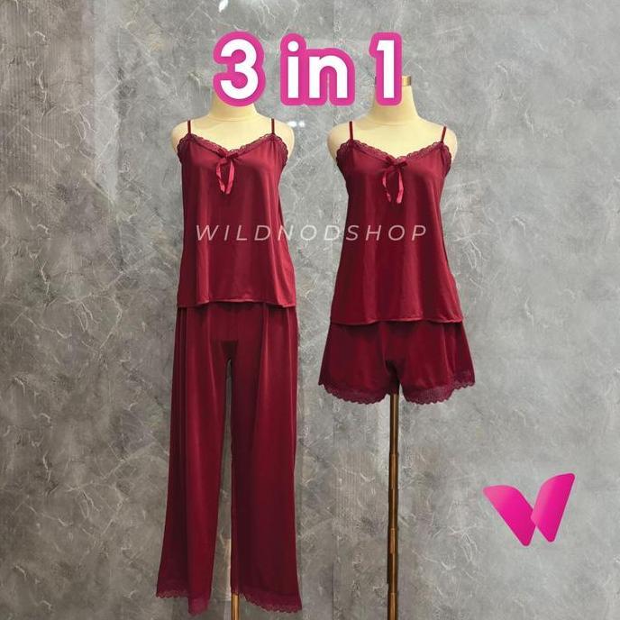 Promo WILDNOD - Laura S-5XL (LD 70-140cm) sleepwear set Diskon