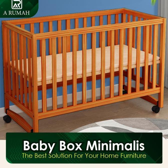 Box Bayi ranjang bayi tempat tidur anak tempat bayi baby box kayu Furniture kayu