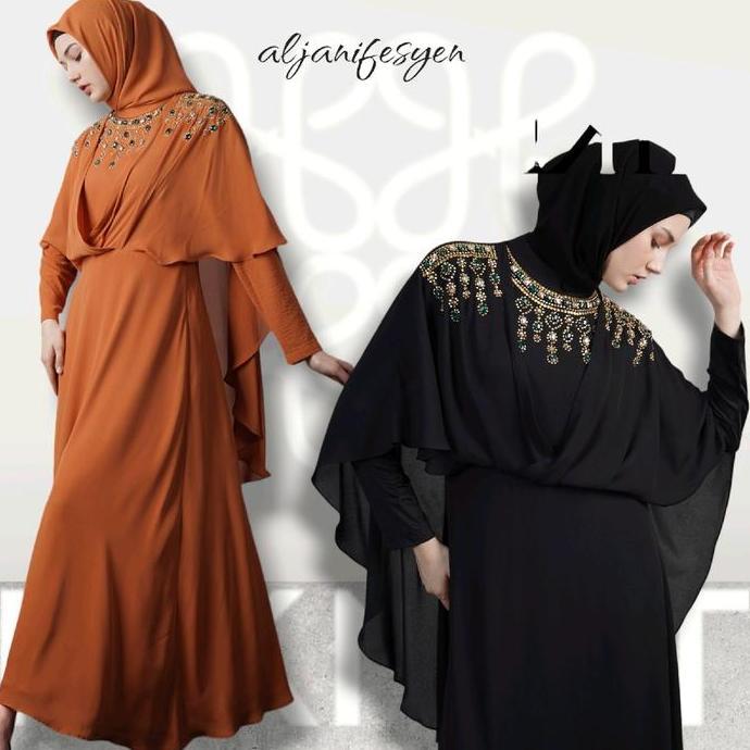 Abaya Hikmat Fashion Original EA3495 / Kaftan Terlaris